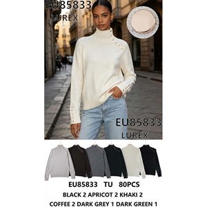 Sweter damski z golfem