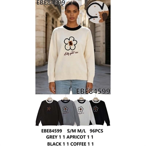 Sweter damski okrągły  S/M-M/L