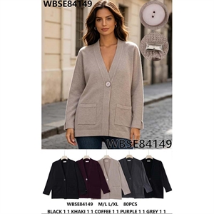 Sweter damski zapinany na guziki  M/L-L/XL