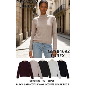 Sweter damski z golfem