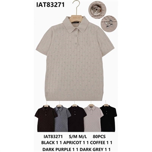 Sweter damski z krótkim rękawem  S/M-M/L