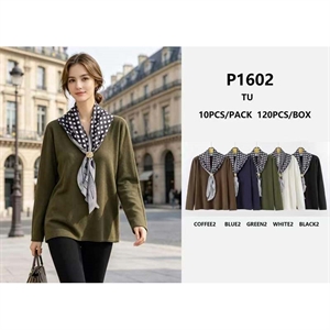 Sweter damski okrągły