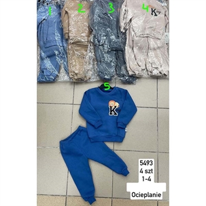 Komplet chłopięcy ocieplany produkt Turecki  1-4 lat