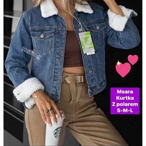 Kurtka jeansowa damska M'sara  S-L