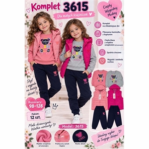 Komplet dziewczęcy  98-128