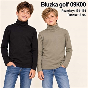 Bluzka chłopięca z golfem  134-164