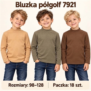 Bluzka chłopięca z półgolfem  98-128