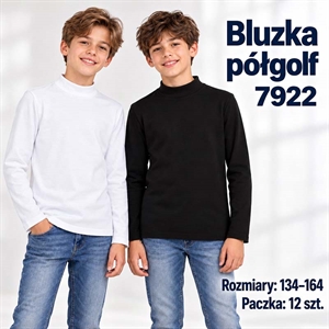 Bluzka chłopięca z półgolfem  134-164