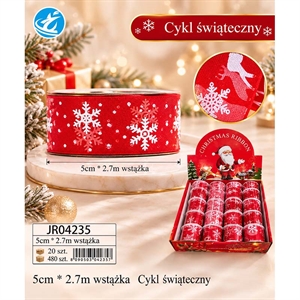 Świąteczna wstążka 2,7m