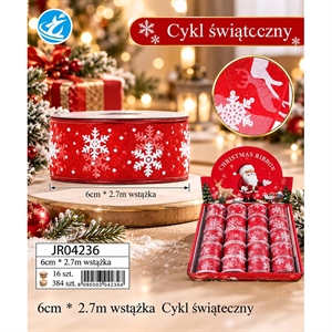 Świąteczna wstążka 2,7m