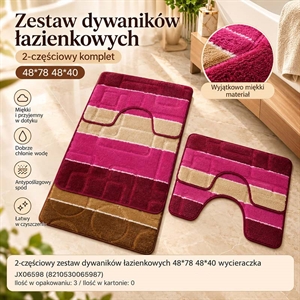 Zestaw dywaników łazienkowych