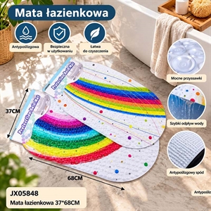 Mata łazienkowa 37x68cm