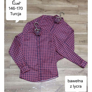 Koszula chłopięca bawełna z lycra  140-170