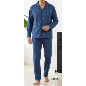 Piżama męska ocieplana (M-3XL)