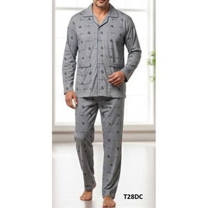 Piżama męska ocieplana (M-3XL)