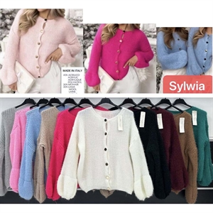 Sweter damski zapinany na guziki