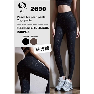 Legginsy długie damskie z cekinami  S/M-XL/2XL