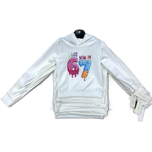 Bluza dziewczęca z kapturem (6-16) - Produkt Włoski