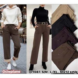 Spodnie ocieplane damskie (S-XL)