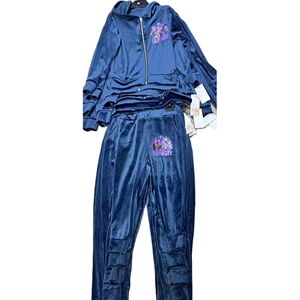 Komplet welurowy dziewczęcy (4-14)