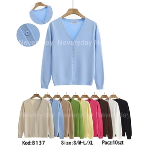 Sweter damski zapinany na guziki  S/M-L/XL