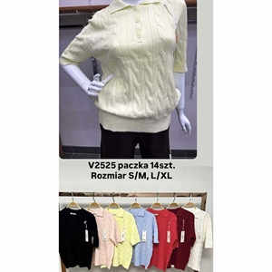 Sweter damski z krótkim rękawem  S/M-L/XL