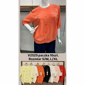 Sweter damski z krótkim rękawem  S/M-L/XL