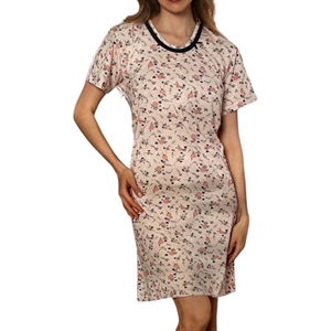 Koszula nocna damska z krótkim rękawem  L-3XL