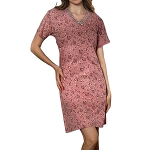 Koszula nocna damska z krótkim rękawem  L-3XL