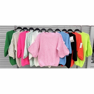 Sweter damski z krótkim rękawem