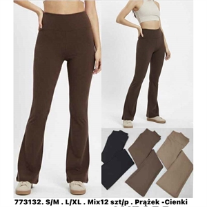 Legginsy dzwony damskie  S/M-L/XL