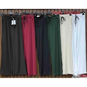 Spodnie damskie szerokie nogawki - Produkt Włoski