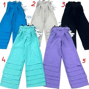 Spodnie szerokie nogawki  6-16 lat