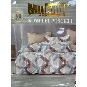 Komplet pościel 100% NIE FARBUJĄCE - 3cz - 160cm x 200cm