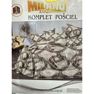 Komplet pościel 100% NIE FARBUJĄCE - 3cz - 200cm x 220cm