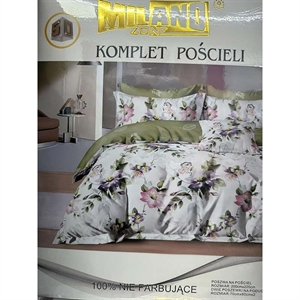Komplet pościel 100% NIE FARBUJĄCE - 3cz - 200cm x 220cm