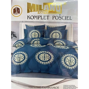 Komplet pościel 100% NIE FARBUJĄCE - 3cz - 200cm x 220cm