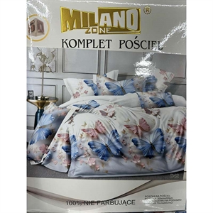 Komplet pościel 100% NIE FARBUJĄCE - 3cz - 200cm x 220cm