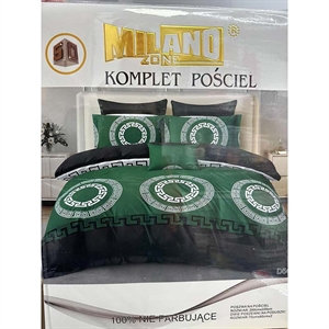Komplet pościel 100% NIE FARBUJĄCE - 3cz - 200cm x 220cm