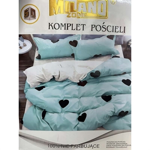 Komplet pościel 100% NIE FARBUJĄCE - 3cz - 200cm x 220cm