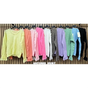 Sweter damski okrągły - Produkt Włoski