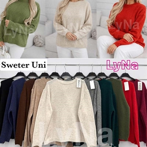 Sweter damski okrągły - Produkt Włoski