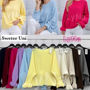 Sweter damski okrągły - Produkt Włoski