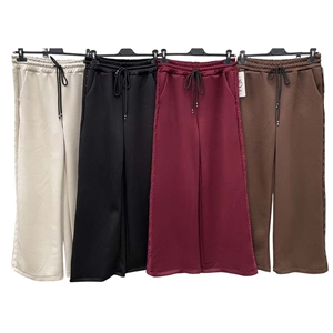 Spodnie szerokie nogawki damskie produkt Włoski