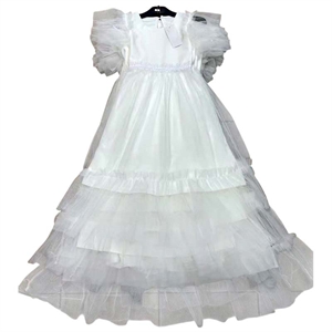 Sukienka dziewczęca z krótkim rękawem  6-16 lat