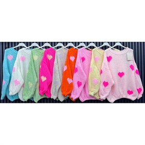 Sweter damski okrągły