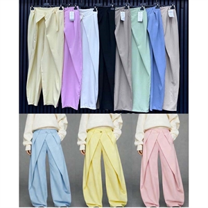 Spodnie szerokie nogawki damskie produkt Włoski