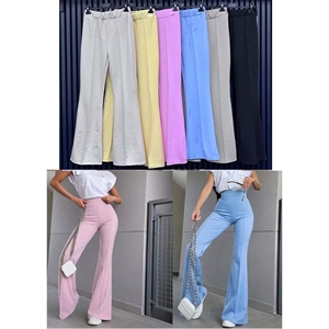 Legginsy dzwony damskie produkt Włoski