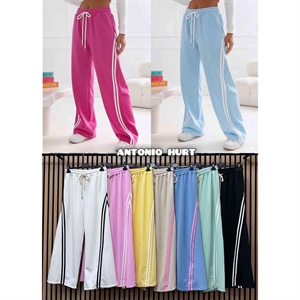 Spodnie szerokie nogawki damskie produkt Włoski