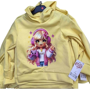 Bluza dziewczęca z kapturem (4-14) - Produkt Włoski